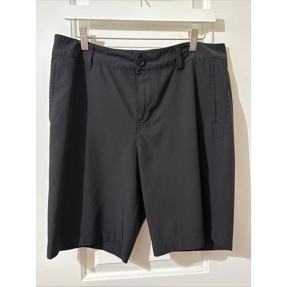 RSQ Mid-Length Hybrid Mens Black Above Knee Shorts Waist 32